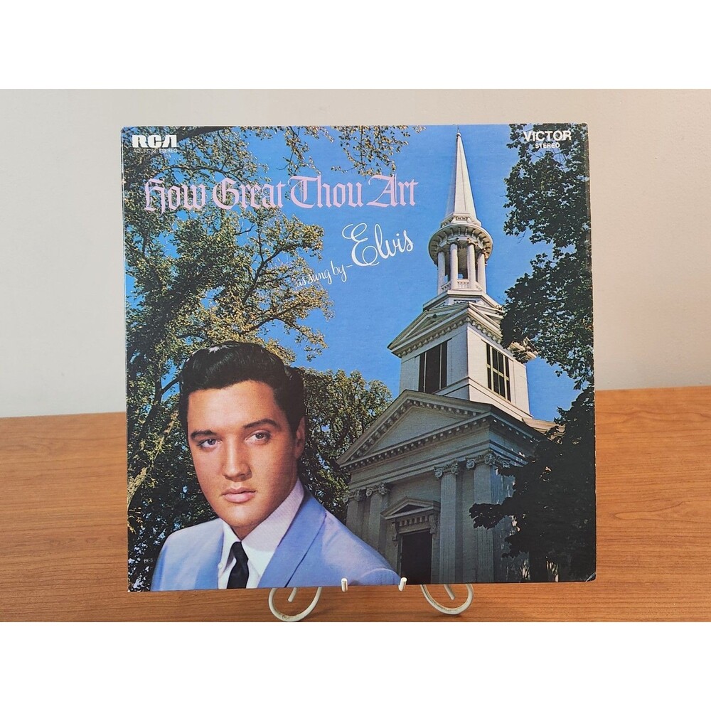 Vintage Elvis Presley ~ How Great Thou Art AQL1-3758 Vinyl Record 1979 Release